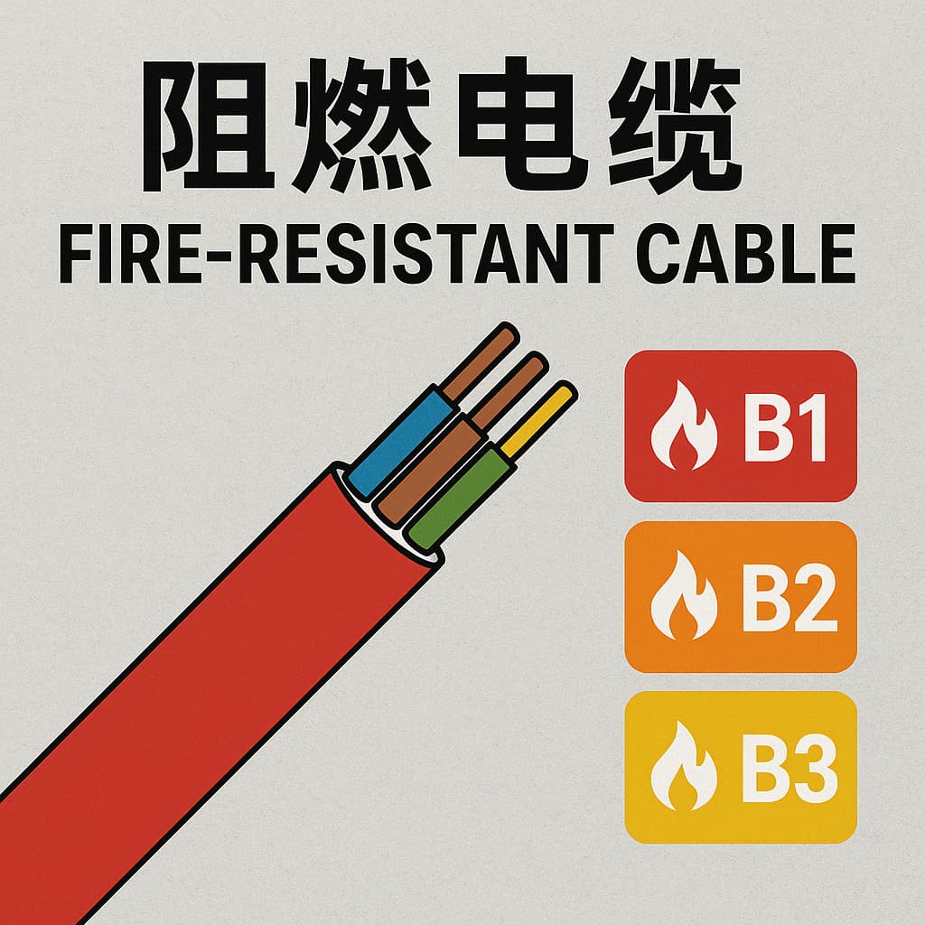 什么是阻燃电缆？B1、、B2、、B3级的区别你相识吗？
