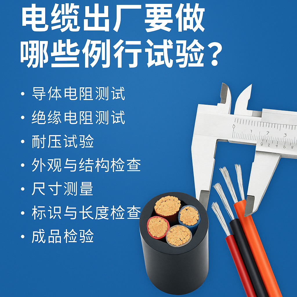 电缆出厂要做哪些例行试验？？一文讲清最要害的7项检测