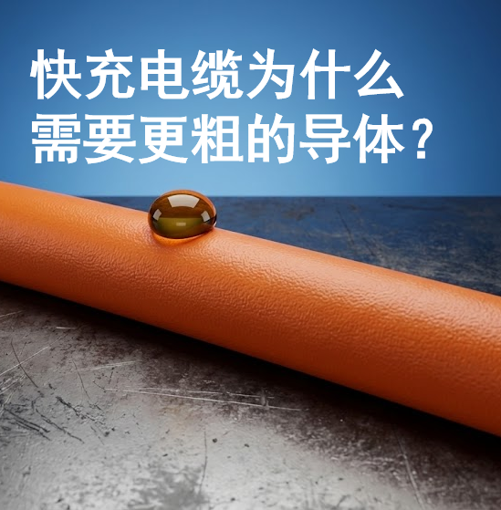 快充电缆为什么需要更粗的导体？？？揭秘新能源汽车充电的“热”知识